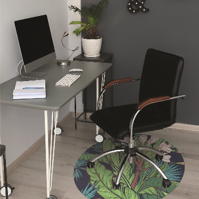 Tapis pour chaise de bureau Jungle tropicale