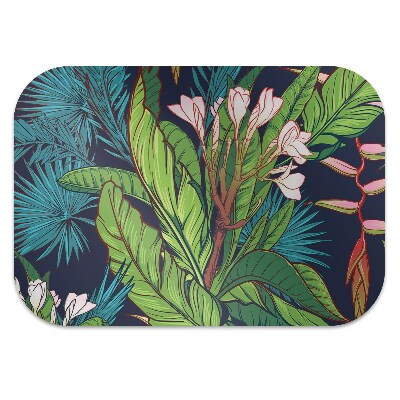 Tapis pour chaise de bureau Jungle tropicale