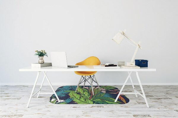 Tapis pour chaise de bureau Jungle tropicale