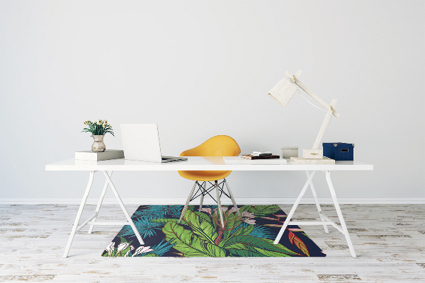 Tapis pour chaise de bureau Jungle tropicale