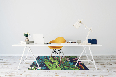 Tapis pour chaise de bureau Jungle tropicale