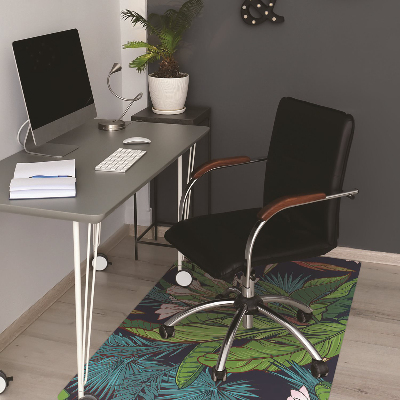 Tapis pour chaise de bureau Jungle tropicale