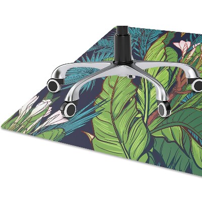 Tapis pour chaise de bureau Jungle tropicale