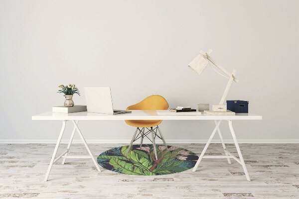 Tapis pour chaise de bureau Jungle tropicale
