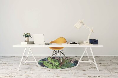 Tapis pour chaise de bureau Jungle tropicale