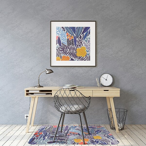Tapis fauteuil bureau Végétation tropicale