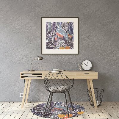 Tapis fauteuil bureau Végétation tropicale