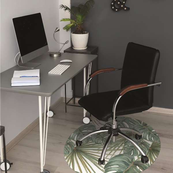 Tapis pour chaise de bureau Plantes exotiques
