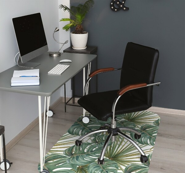 Tapis pour chaise de bureau Plantes exotiques