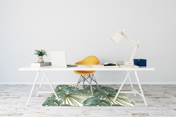 Tapis pour chaise de bureau Plantes exotiques