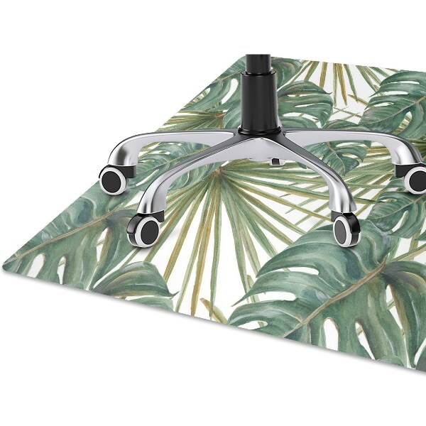 Tapis pour chaise de bureau Plantes exotiques