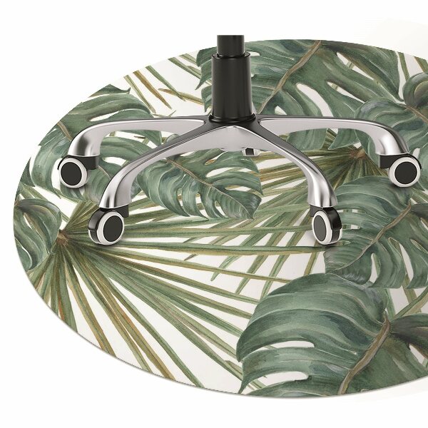 Tapis pour chaise de bureau Plantes exotiques