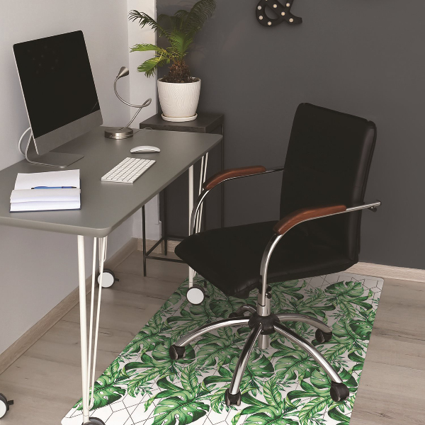Tapis pour chaise de bureau Lignes géométriques