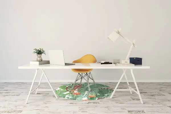 Tapis pour chaise de bureau Caméléons