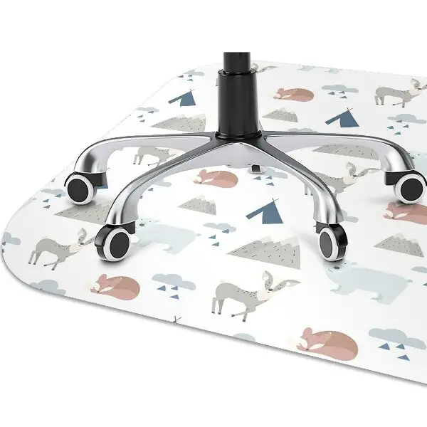 Tapis de chaise de bureau Animaux forestiers