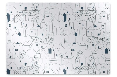 Tapis de chaise de bureau Chalets