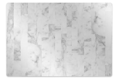 Tapis de chaise de bureau Marbre