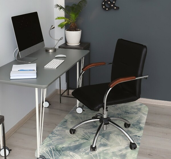 Tapis de chaise de bureau Les plantes