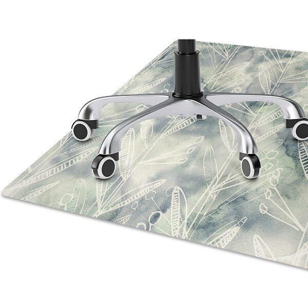 Tapis de chaise de bureau Les plantes