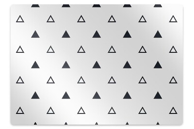 Tapis de chaise de bureau Triangles
