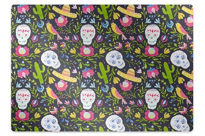 Tapis protection sol Motifs mexicains