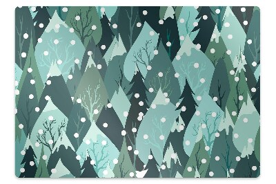 Tapis bureau Montagnes glacières