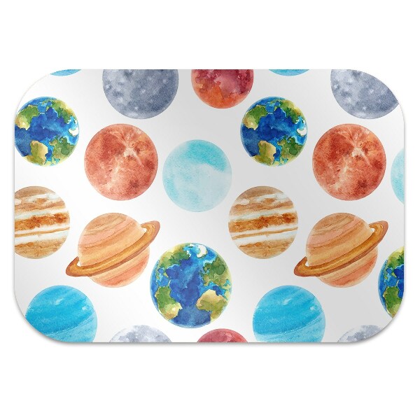 Tapis protège sol Planètes colorées