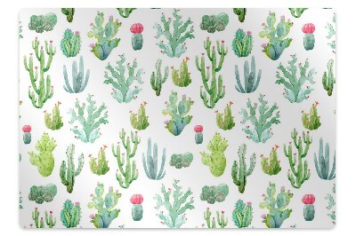 Tapis de chaise Petits cactus
