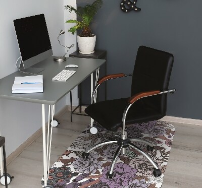 Tapis pour chaise de bureau Un jardin de secrets