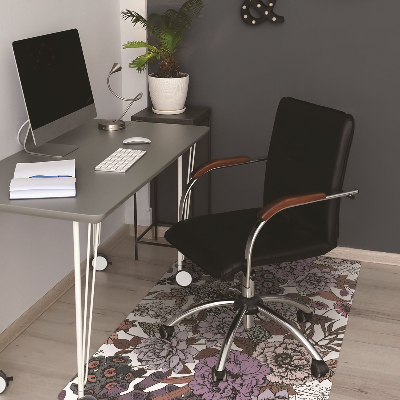 Tapis pour chaise de bureau Un jardin de secrets