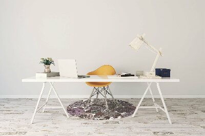 Tapis pour chaise de bureau Un jardin de secrets