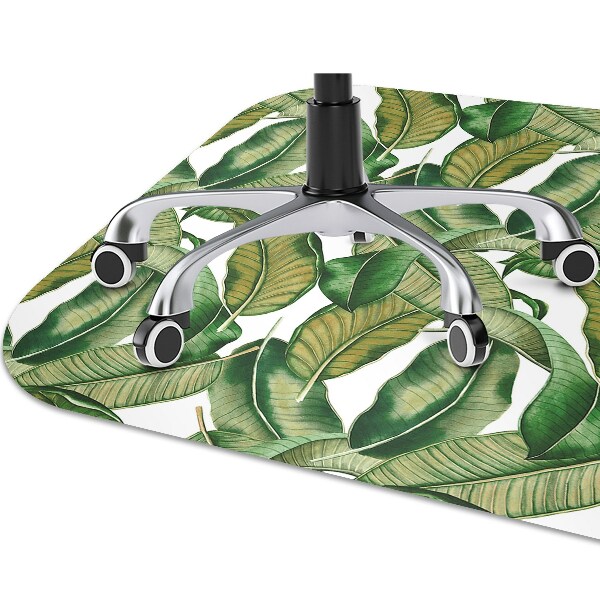 Tapis fauteuil bureau do biura Feuilles botaniques