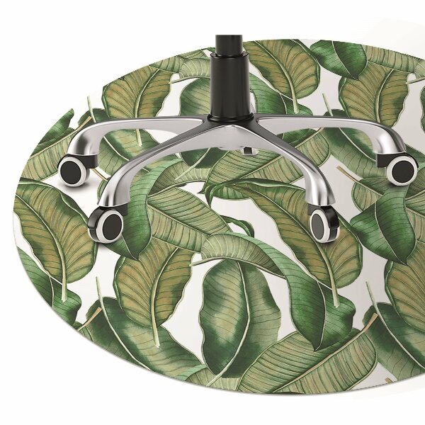 Tapis fauteuil bureau do biura Feuilles botaniques
