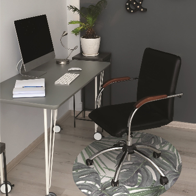 Tapis pour chaise de bureau Plantes exotiques