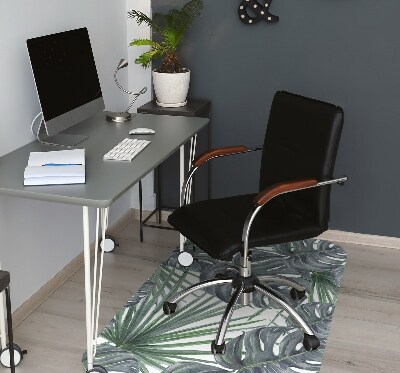 Tapis pour chaise de bureau Plantes exotiques