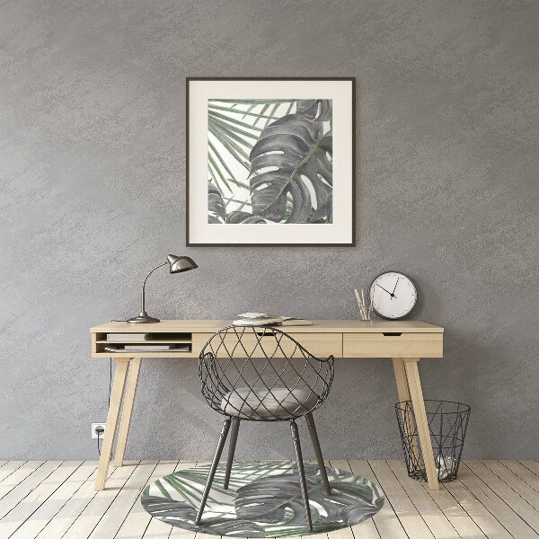 Tapis pour chaise de bureau Plantes exotiques