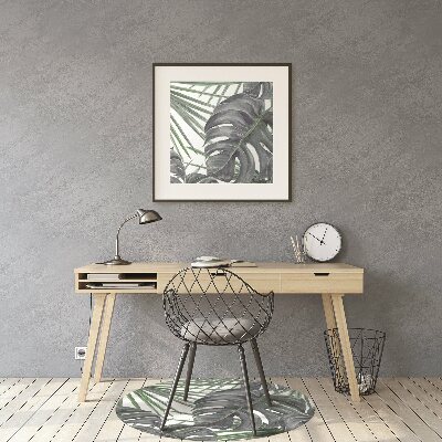 Tapis pour chaise de bureau Plantes exotiques