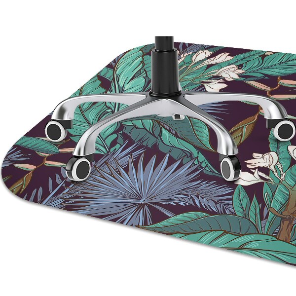Tapis pour chaise de bureau Jungle tropicale