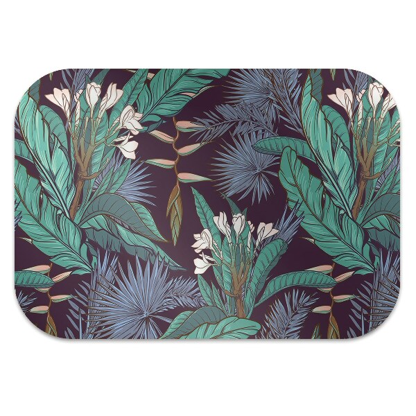 Tapis pour chaise de bureau Jungle tropicale