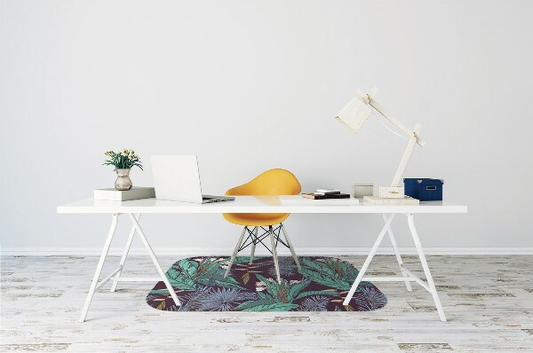 Tapis pour chaise de bureau Jungle tropicale