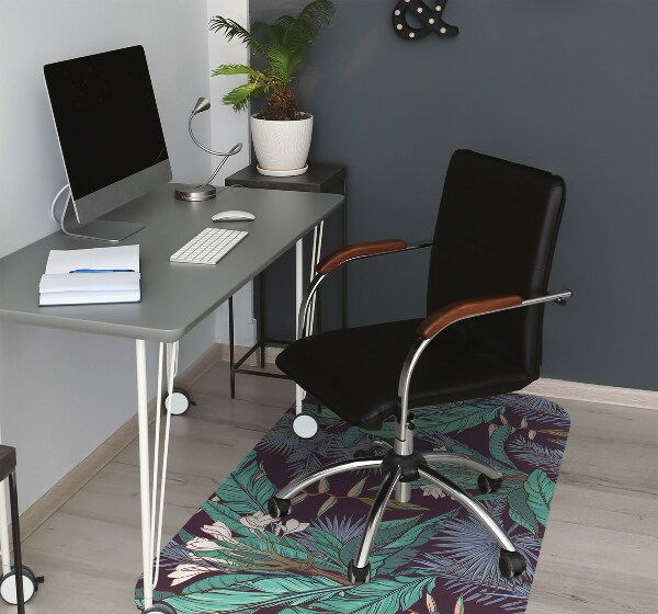 Tapis pour chaise de bureau Jungle tropicale