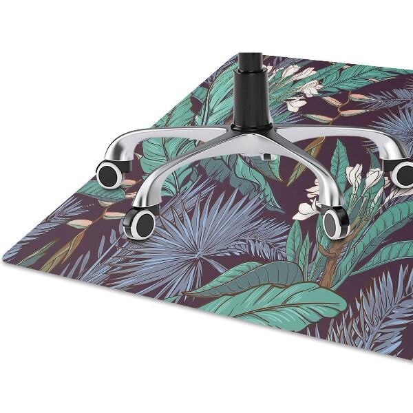 Tapis pour chaise de bureau Jungle tropicale