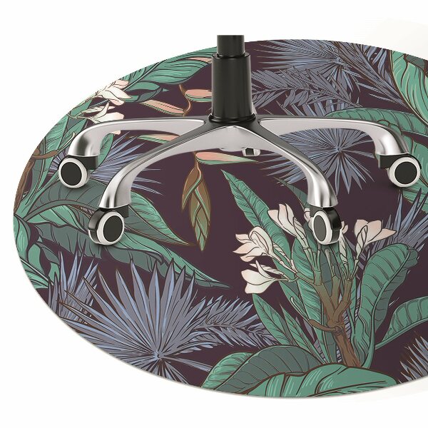 Tapis pour chaise de bureau Jungle tropicale