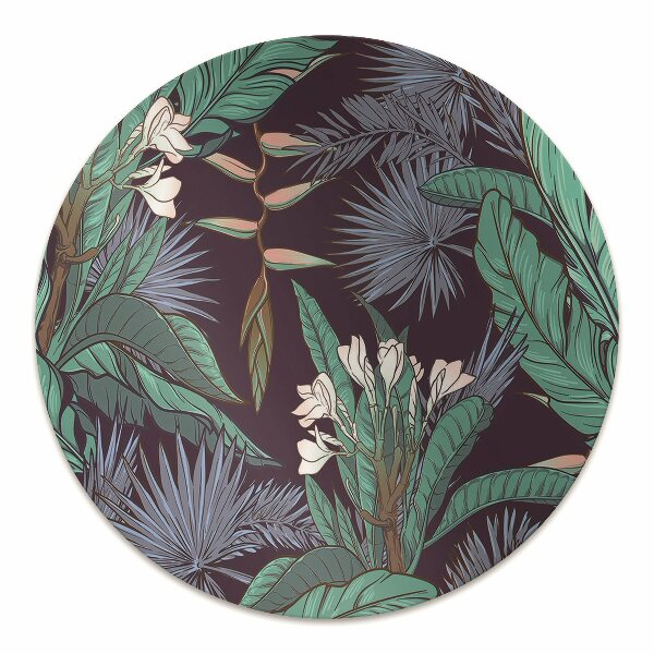 Tapis pour chaise de bureau Jungle tropicale