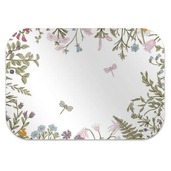 Tapis de chaise de bureau Fleurs de printemps