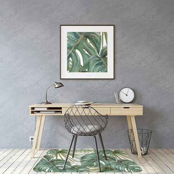 Tapis pour chaise de bureau Plantes exotiques