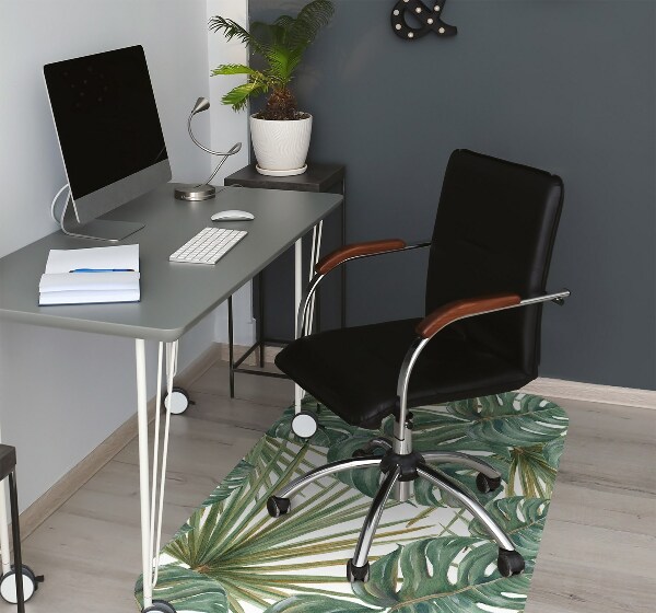 Tapis pour chaise de bureau Plantes exotiques