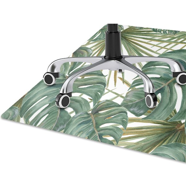 Tapis pour chaise de bureau Plantes exotiques