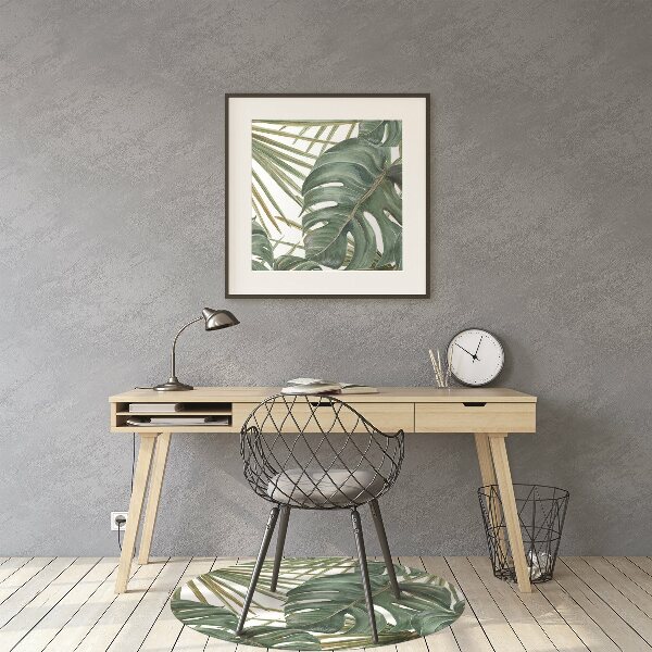 Tapis pour chaise de bureau Plantes exotiques