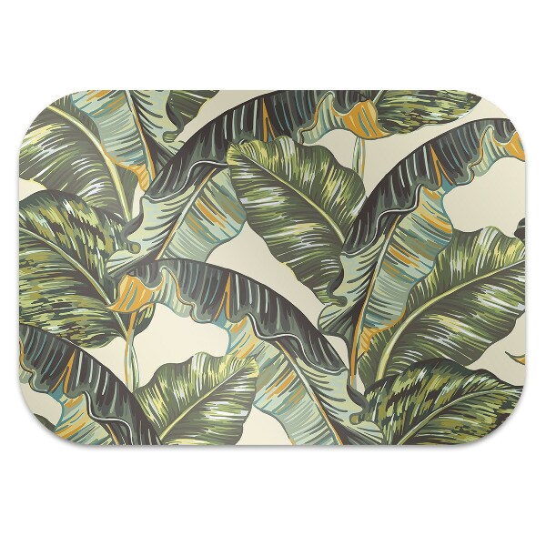 Tapis fauteuil bureau do biura Feuilles exotiques